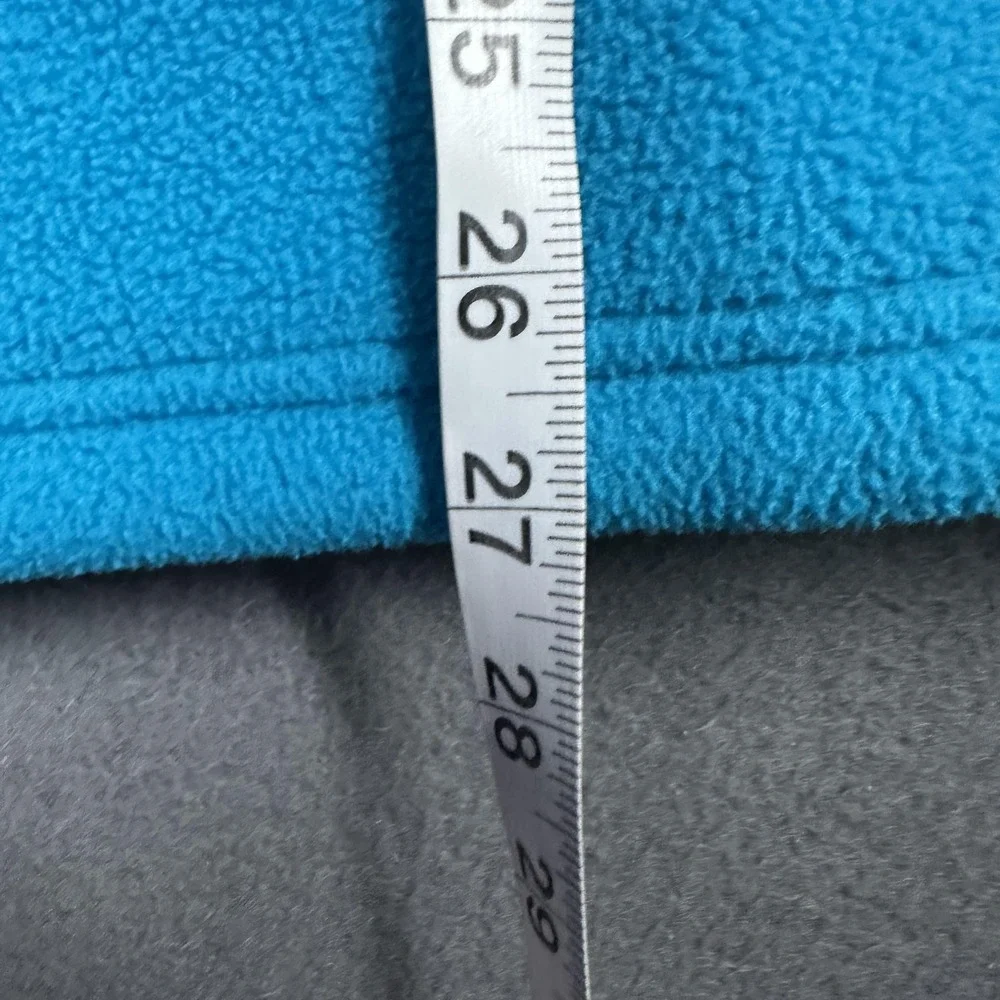 The North Face Fleece Jacket Womens XL Blue Teal Full Zip Outdoor Warm‎ Cozy